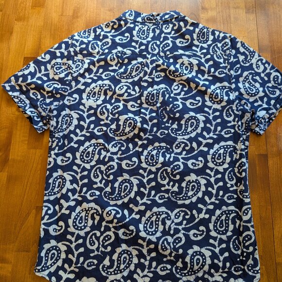 Roark Revival Sanjay Woven Shirt in Indigo - Picture 4 of 4